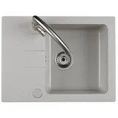 Zlewozmywaki z baterią - Zlewozmywak granitowy z baterią Zefir Axis - miniaturka - grafika 1