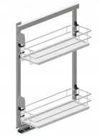 Meble modułowe i akcesoria - Rejs Kosz Cargo podblatowy mini Evo Kosz bozny 200 prawy pełne białe dno - miniaturka - grafika 1