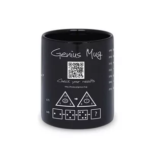 Froster Froster Kubek Geniusza 900ml Czarny 5906660864677 - Kubki - miniaturka - grafika 1