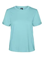 Koszulki i topy damskie - VERO MODA Vmpaula S/S Noos T-Shirt damski, Limpet Shell, M - miniaturka - grafika 1