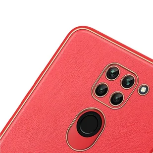 Dux Ducis Yolo eleganckie etui pokrowiec ze skóry ekologicznej Xiaomi Redmi 10X 4G / Xiaomi Redmi Note 9 czerwony - Etui i futerały do telefonów - miniaturka - grafika 6