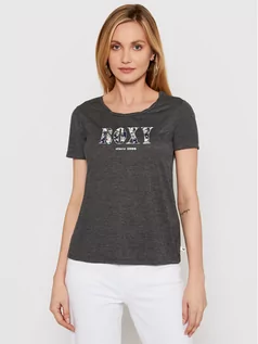 Koszulki i topy damskie - Roxy T-Shirt Chasing The Swell ERJZT05179 Szary Regular Fit - grafika 1