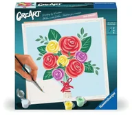 Zabawki kreatywne - CreArt: Bukiet Róż - Ravensburger - miniaturka - grafika 1