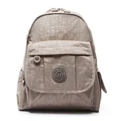 Plecaki - Mały Lekki Plecak Damski do Pracy Beżowy Materiałowy 10L Bag Street - miniaturka - grafika 1