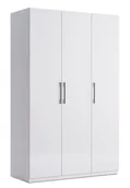 Szafy - 3-drzwiowa szafa uchylna biały połysk A7-W81 - miniaturka - grafika 1