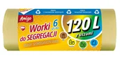 Worki na śmieci - Amigo Worki Do Segregacji 120l Z Uszami Żółte-Plastik 7986... - miniaturka - grafika 1