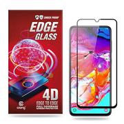 Szkła hartowane na telefon - Crong Edge Glass 4D Full Glue - Szkło hartowane na cały ekran Samsung Galaxy A70 - miniaturka - grafika 1