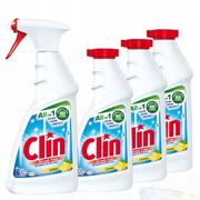 Płyny do mycia szyb - Clin Płyn do Mycia Szyb Lemon 500ml + 3x Zapas - miniaturka - grafika 1