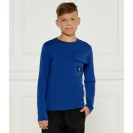 Koszulki dla chłopców - CALVIN KLEIN JEANS Longsleeve | Regular Fit - miniaturka - grafika 1
