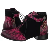 Botki damskie - Botki Róż+Czarny 5743A-15/00-8 (MA1407-b) Maciejka - miniaturka - grafika 1