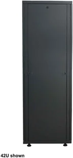 INTELLINET 18,3cm 19Zoll Serverschrank Basic Line 22 HE 1144x600x800mm HxBxT Flatpack Traglast 600kg schwarz 715362 - Szafy rack - miniaturka - grafika 1