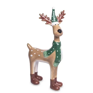 Figurka Renifer Świąteczna Ozdoba Boże Narodzenie - Ozdoby bożonarodzeniowe - miniaturka - grafika 1