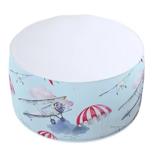 Puf dwukolorowy Coli, 50x25 cm, Magic Collection - Pufy i podnóżki - miniaturka - grafika 1