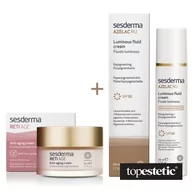 Zestawy kosmetyków damskich - Sesderma Reti Age Cream Anti Aging + Azelac RU Luminous Fluid Cream ZESTAW Krem przeciwzmarszczkowy 50 ml + Emulsja rozświetlająca SPF 50 50 ml - miniaturka - grafika 1