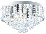 Lampy sufitowe - Lampa Wisząca Plafon Żyrandol Crystal 5 Kryształ - miniaturka - grafika 1