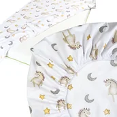 Prześcieradła dla dzieci - Prześcieradło z gumką 60x120 100% Bawełna przescieradlo do łóżeczka - miniaturka - grafika 1