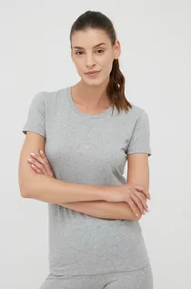Koszulki i topy damskie - Emporio Armani Underwear t-shirt damski kolor szary - grafika 1