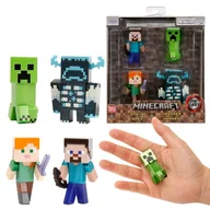 Figurki dla dzieci - Jada Minecraft Metalowy Zestaw Figurek 4 Figurki Kolekcjonerskie - miniaturka - grafika 1