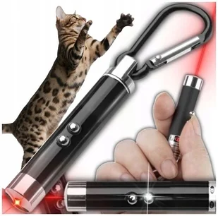 Laser Dla Kota Wskaźnik Laserowy Latarka Uv Zabawka 3w1 Do Zabawy Z Kotem - Latarki - miniaturka - grafika 1