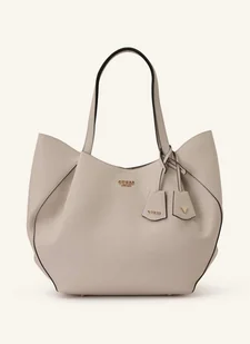 Guess Torba Shopper Amorette beige - Torebki damskie - miniaturka - grafika 1