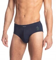 Majtki męskie - LAMA Slipy męskie GRANATOWE r. M, 2 szt. - miniaturka - grafika 1