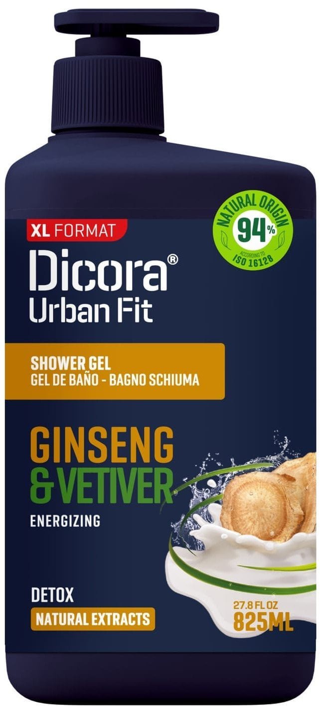 DICORA Żel pod prysznic Wetyweria i Żeń-szeń 825 ml