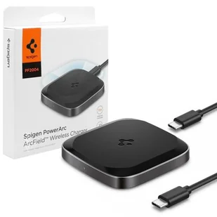 Spigen Ładowarka PF2004 POWERARC WIRELESS CHARGER 15W BLACK 8809756643903-ACH02578 - Ładowarki do telefonów - miniaturka - grafika 1