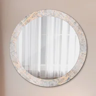Lustra - Lustro dekoracyjne okrągłe Shabby mozaika - miniaturka - grafika 1