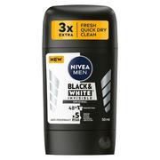 Dezodoranty i antyperspiranty męskie - Nivea MEN Antyperspirant w sztyfcie Black & White Original 50.0 ml - miniaturka - grafika 1