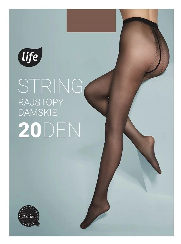 Life - Rajstopy damskie String 20 den rozm.3 Claro - Ceny i opinie na  Skapiec.pl