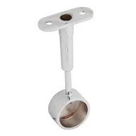 Meble modułowe i akcesoria - Uchwyt dystansowy Ø25 końcowy chrom - miniaturka - grafika 1