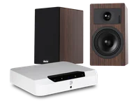 Zestawy stereo - Bluesound POWERNODE EDGE (biały) + Tesi 2 (mokka) - miniaturka - grafika 1