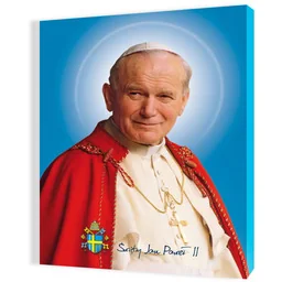 Obraz religijny na płótnie Święty Jan Paweł II - Ikony i obrazy sakralne - miniaturka - grafika 1