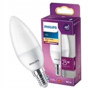 Żarówki LED - Żarówka LED Świeczka E14 B35 2,8W = 25W 250lm 2700K Ciepła PHILIPS - miniaturka - grafika 1