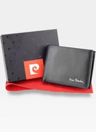 Portfele - Pierre Cardin, Portfel skórzany męski, Tilak06 325, czarny - miniaturka - grafika 1