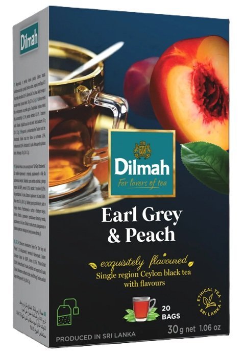 Dilmah Herbata Earl Grey & Peach 20tb