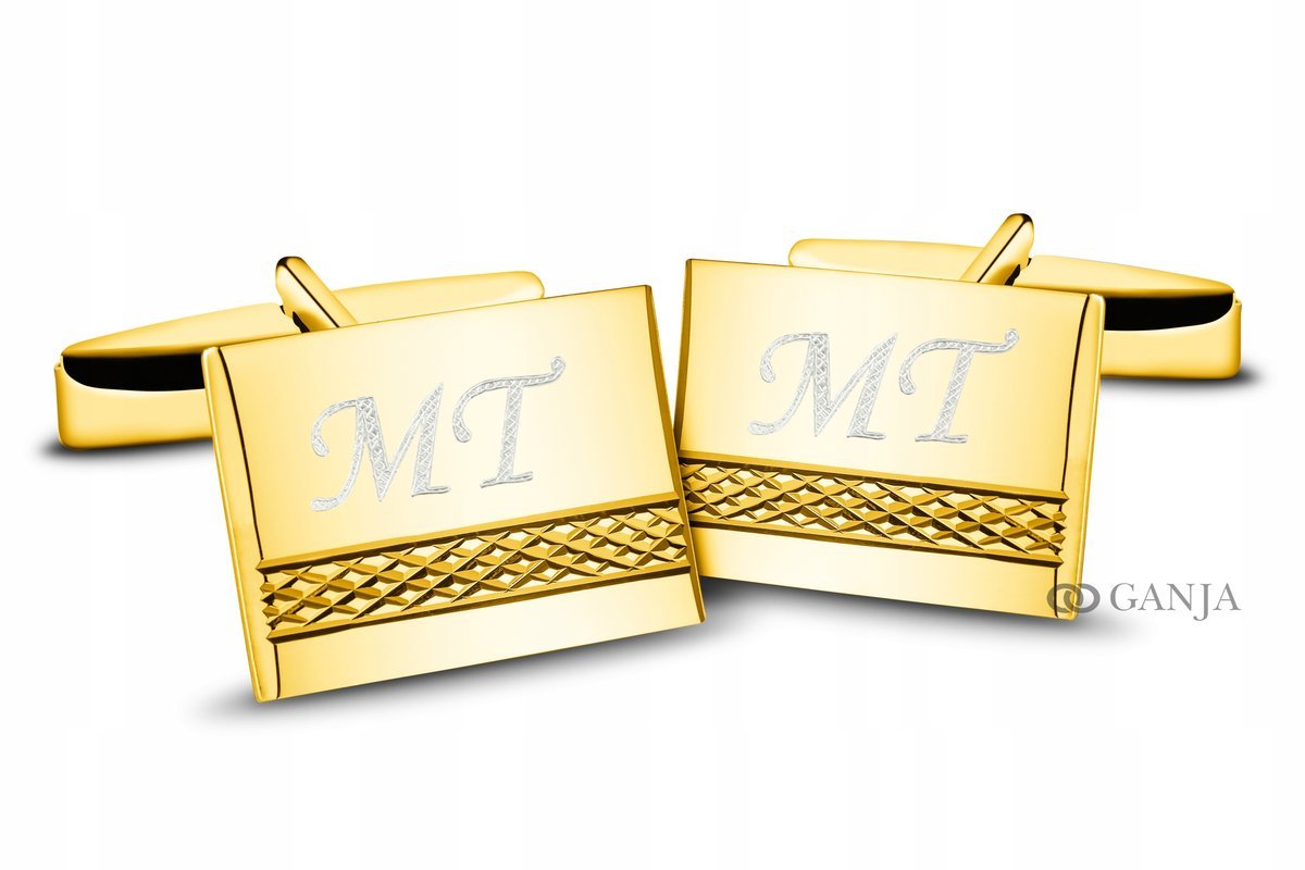 Spinki do koszuli z Twoimi inicjałami