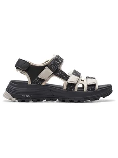 Clarks Sandały "ATL Trek Sun" w kolorze czarno-beżowym - Sandały damskie - miniaturka - grafika 1