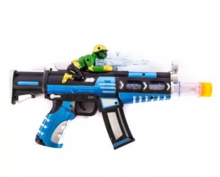 Duży Pistolet Na Baterie Dźwięk Światło Karabin - Zabawki militarne - miniaturka - grafika 1