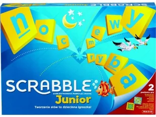 Mattel Mattel Gra Scrabble Junior - Gry planszowe - miniaturka - grafika 1