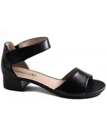 Sandały damskie - SANDAŁY CAPRICE - 9-28212-42 022 BLACK - Caprice - miniaturka - grafika 1