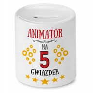 Skarbonki - Dla Animatora Skarbonka na Urodziny na Prezent` z Nadrukiem ze Zdjęciem - miniaturka - grafika 1