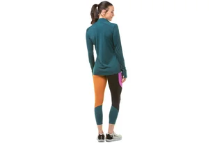 RONHILL Legginsy biegowe damskie TECH CROP TIGHT deep lagoon/thistle - Spodnie sportowe damskie - miniaturka - grafika 3