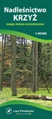 Atlasy i mapy - Nadleśnictwo Krzyż mapa leśno-turystyczna 140 000 - książka - miniaturka - grafika 1