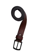 Paski - camel active Pasek skórzany, szerokość 4 cm, metalowa klamra koniak, koniak, M - miniaturka - grafika 1