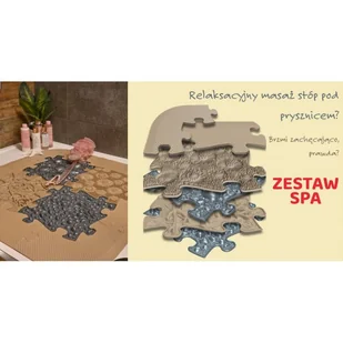 Mata Sensoryczna Ortopedyczna Do Domowego Spa 12 El. Lumarko! - Maty edukacyjne - miniaturka - grafika 6