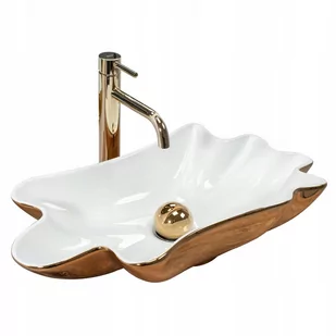 Rea Umywalka Sea Infinity White Gold U3400 - Umywalki - miniaturka - grafika 2