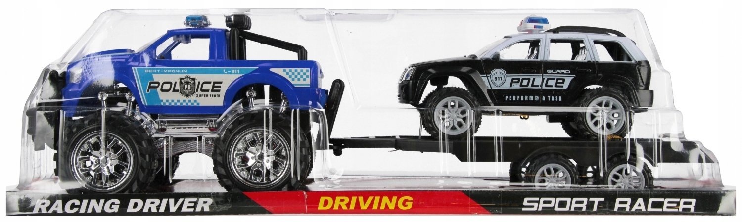 Mega Creative AUTO POLICJA P/B LAWETA AKC 53X17X18 MC PBX 24