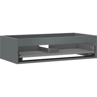 Mexen Box-A korpus szafki podumywalkowej 90 cm, 1 szuflada, grafit mat - 91AX0-0900-235-1-66 - Szafki łazienkowe - miniaturka - grafika 1