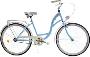 Rower Dallas City 26" 1spd - niebieski z białym - Rowery - miniaturka - grafika 1